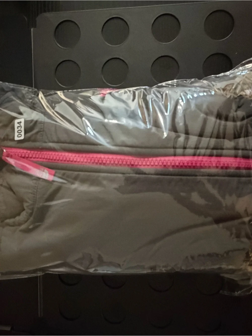 The North Face Kids Gray Fleece Jacket with Pink Zip